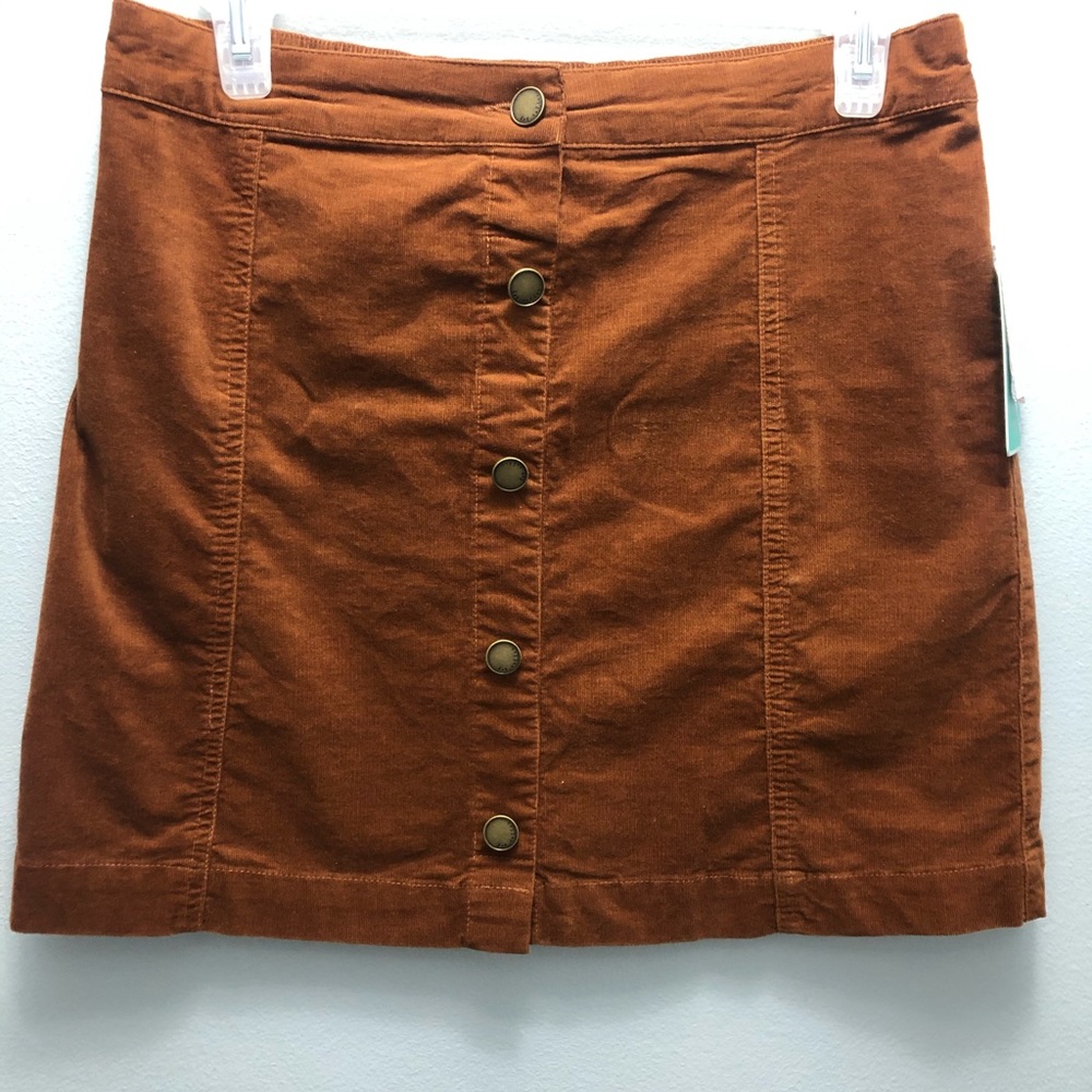 Button down skirt